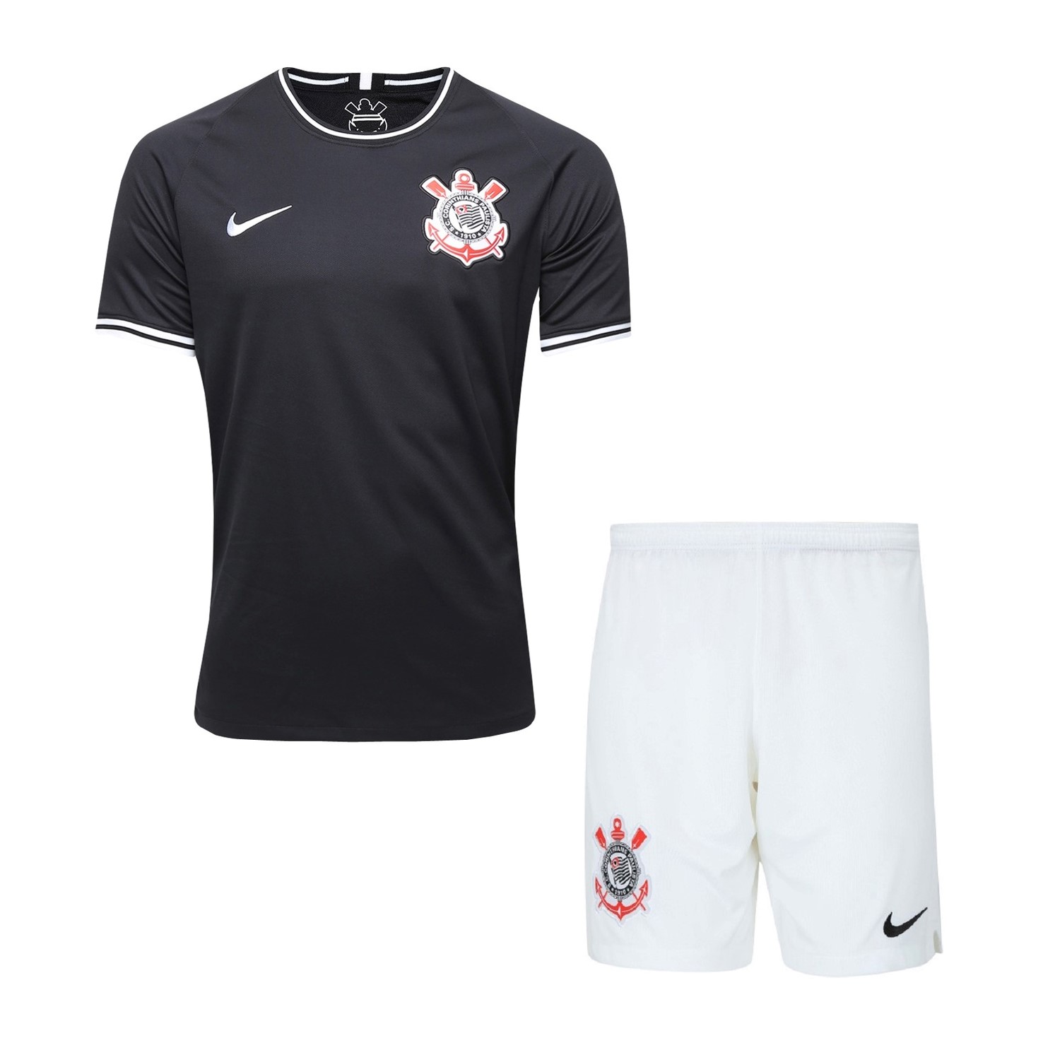 Camiseta Corinthians Paulista Segunda equipación Niño 2019-2020 Negro